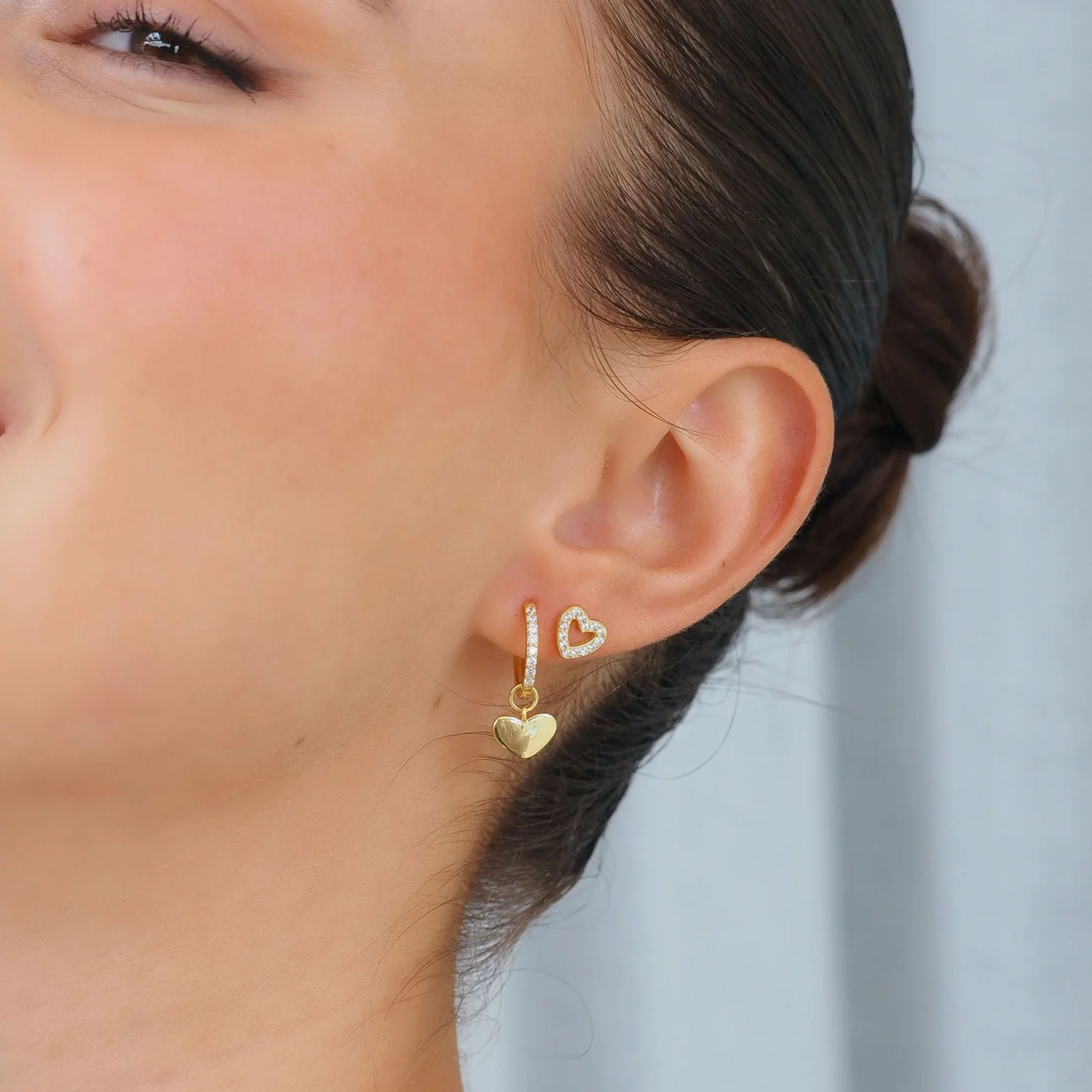 Alma Stud Earring in Silver - Image 6