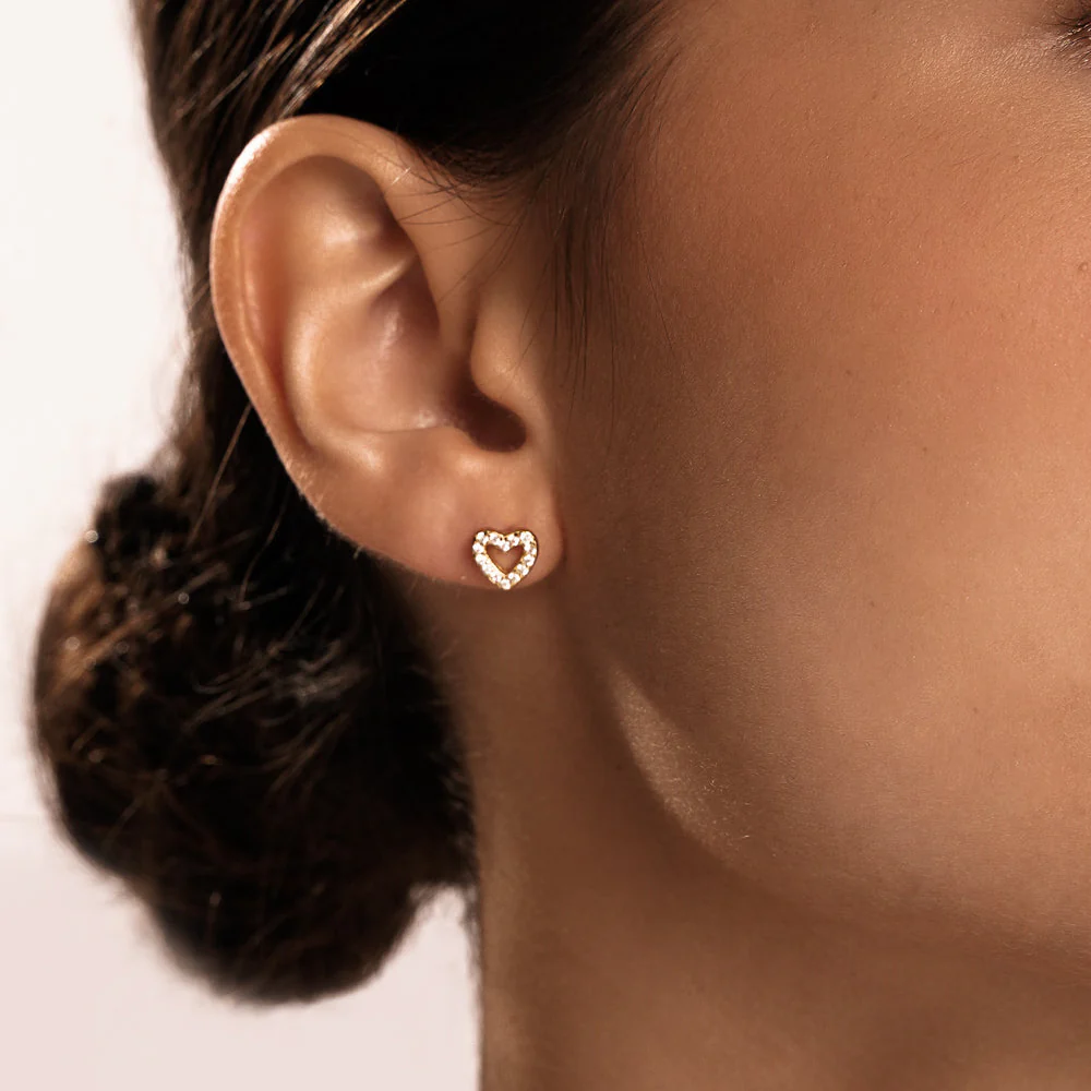 Alma Stud Earring in Gold - Image 4