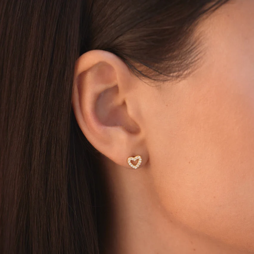 Alma Stud Earring in Gold - Image 7