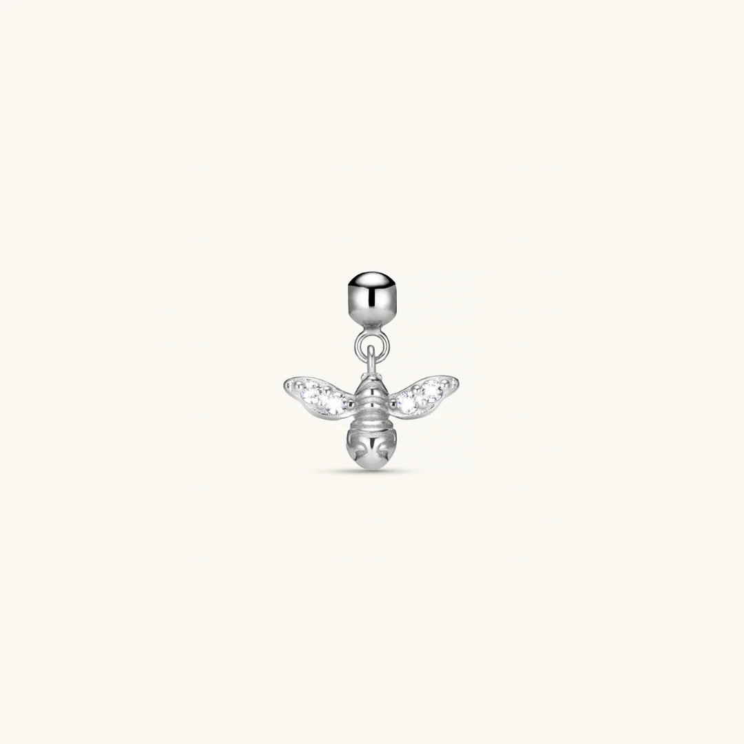 Bee Charm Silver