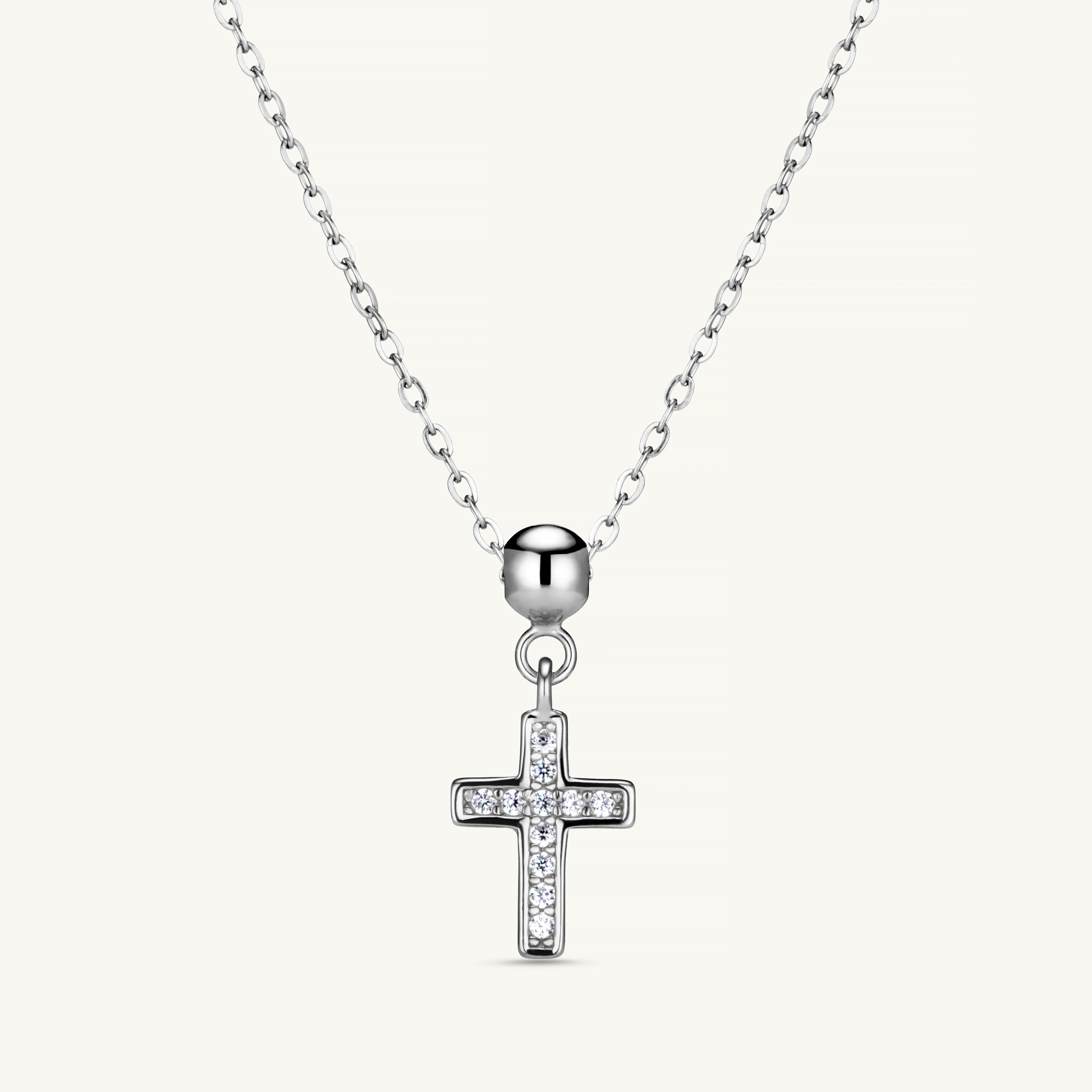 Cross Charm Silver - Image 3