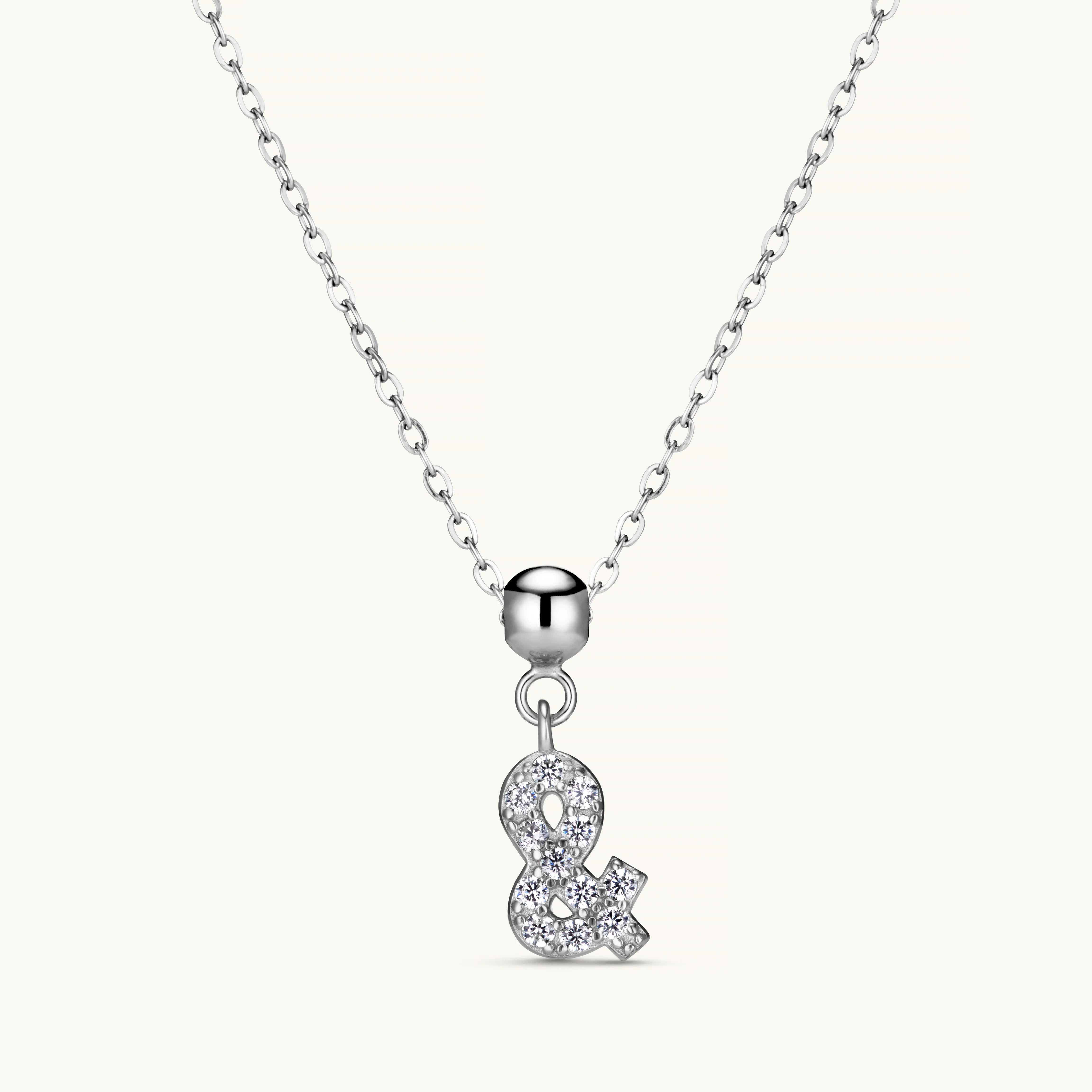 & Diamond Charm Silver - Image 3