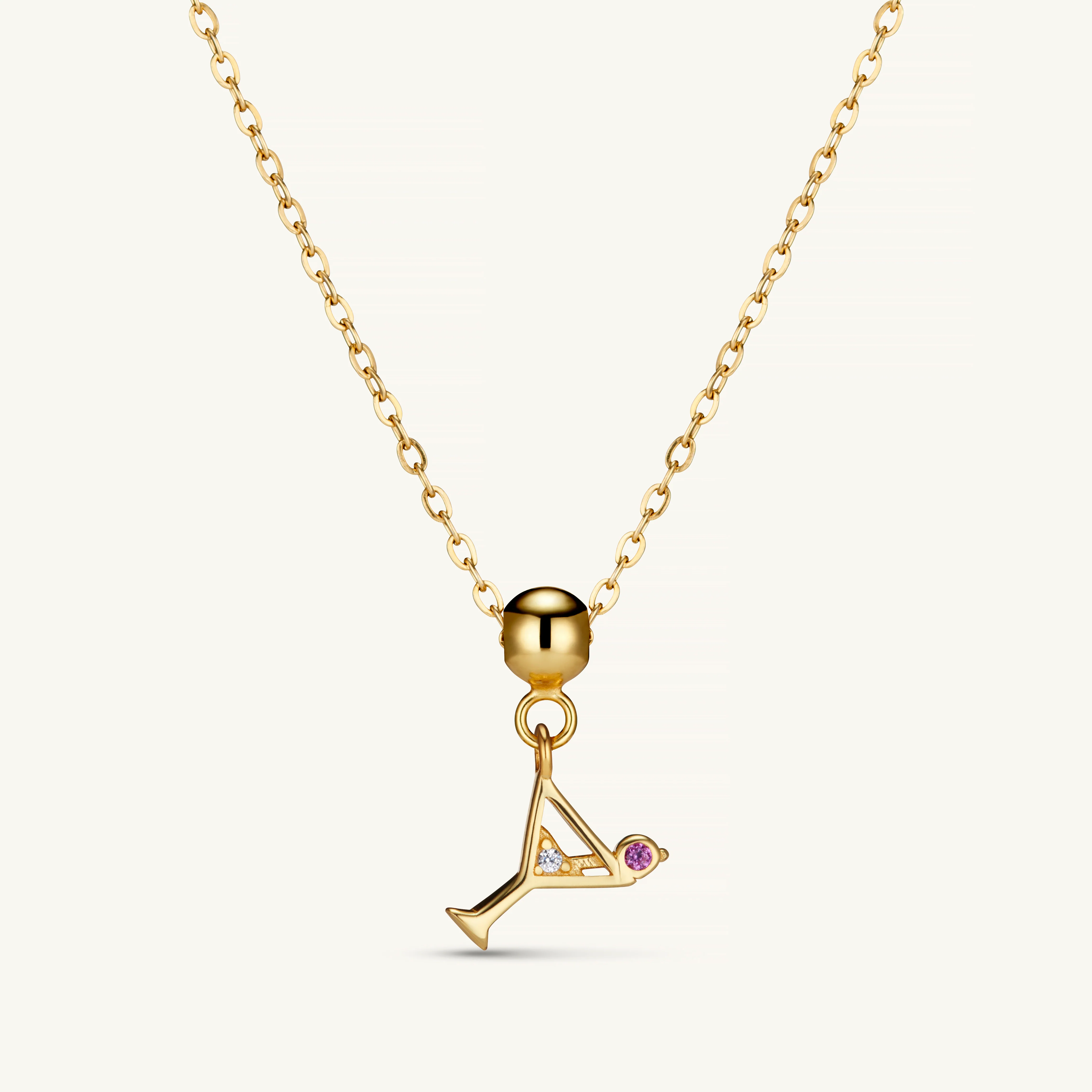 Martini Charm Gold - Image 3