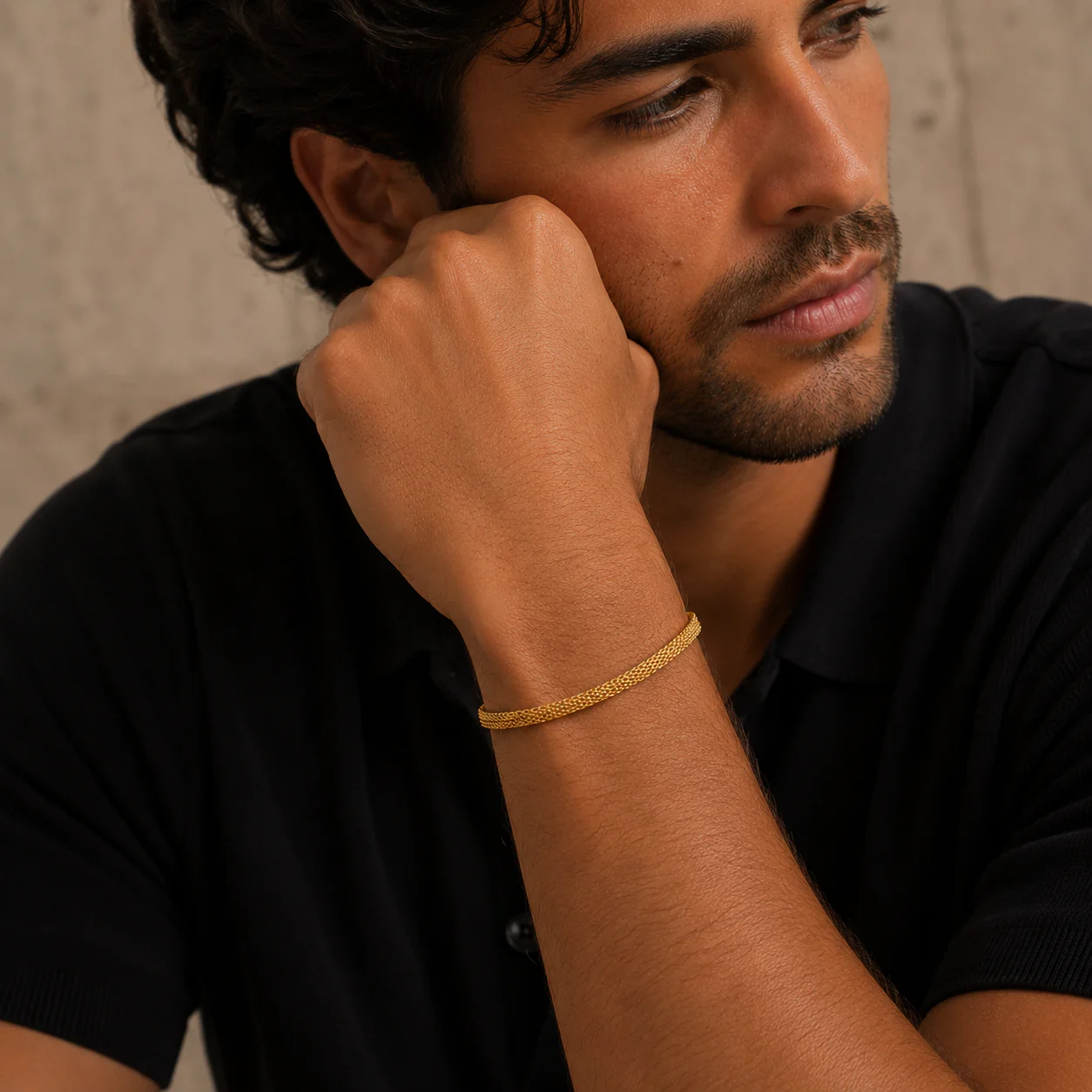 Men's Legacy Bracelet Gold - Image 2