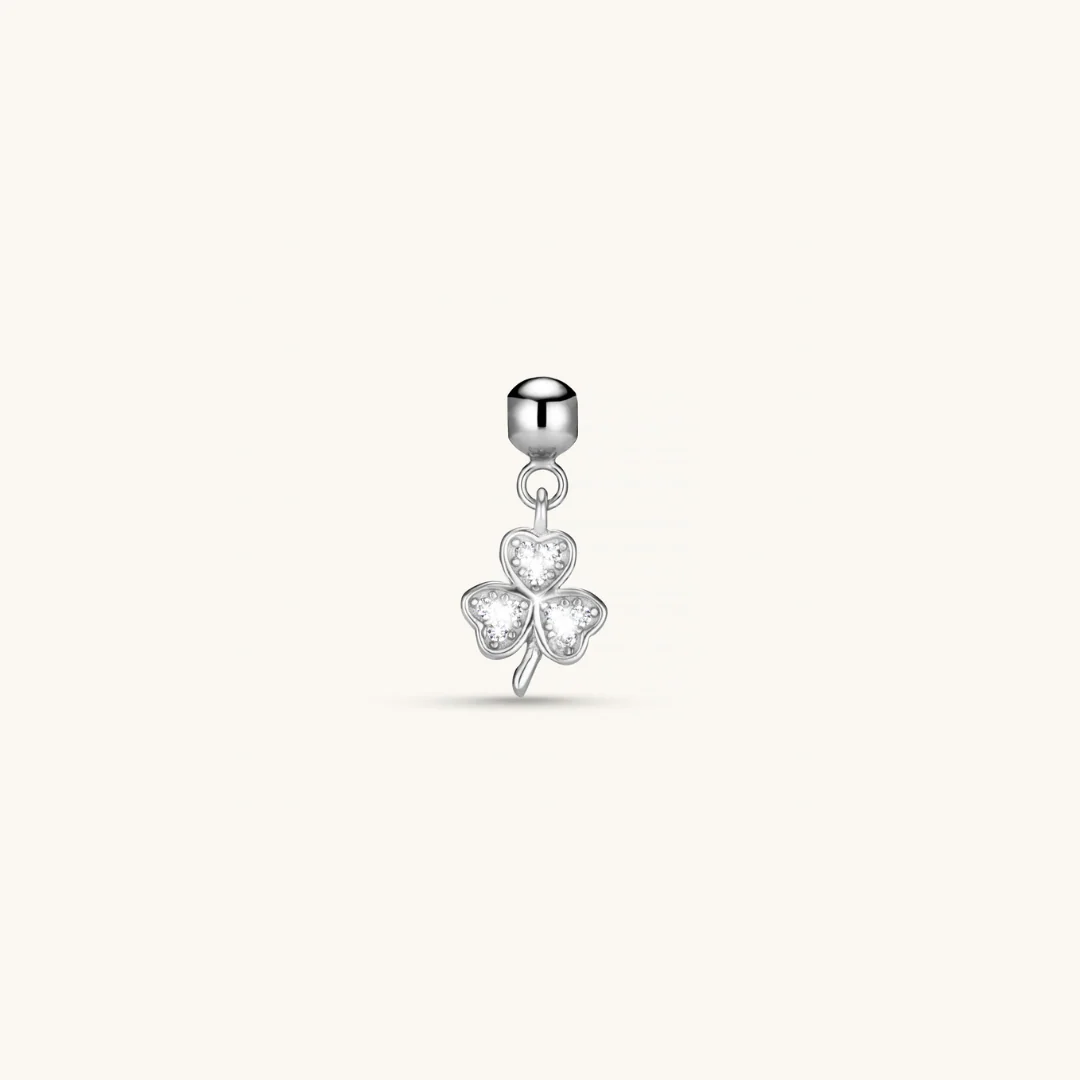 Shamrock Charm Silver
