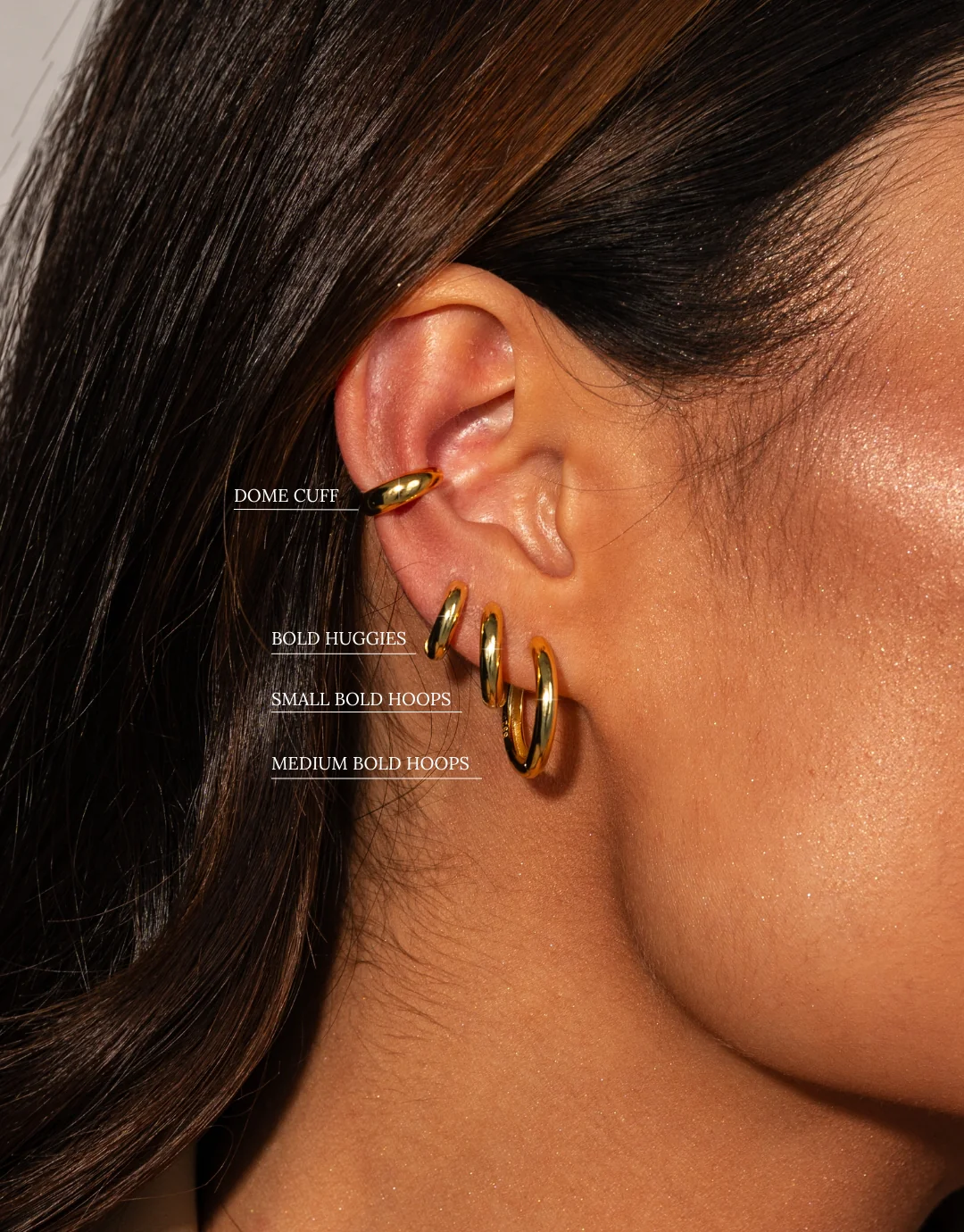 Bold Huggies in Gold - Image 6