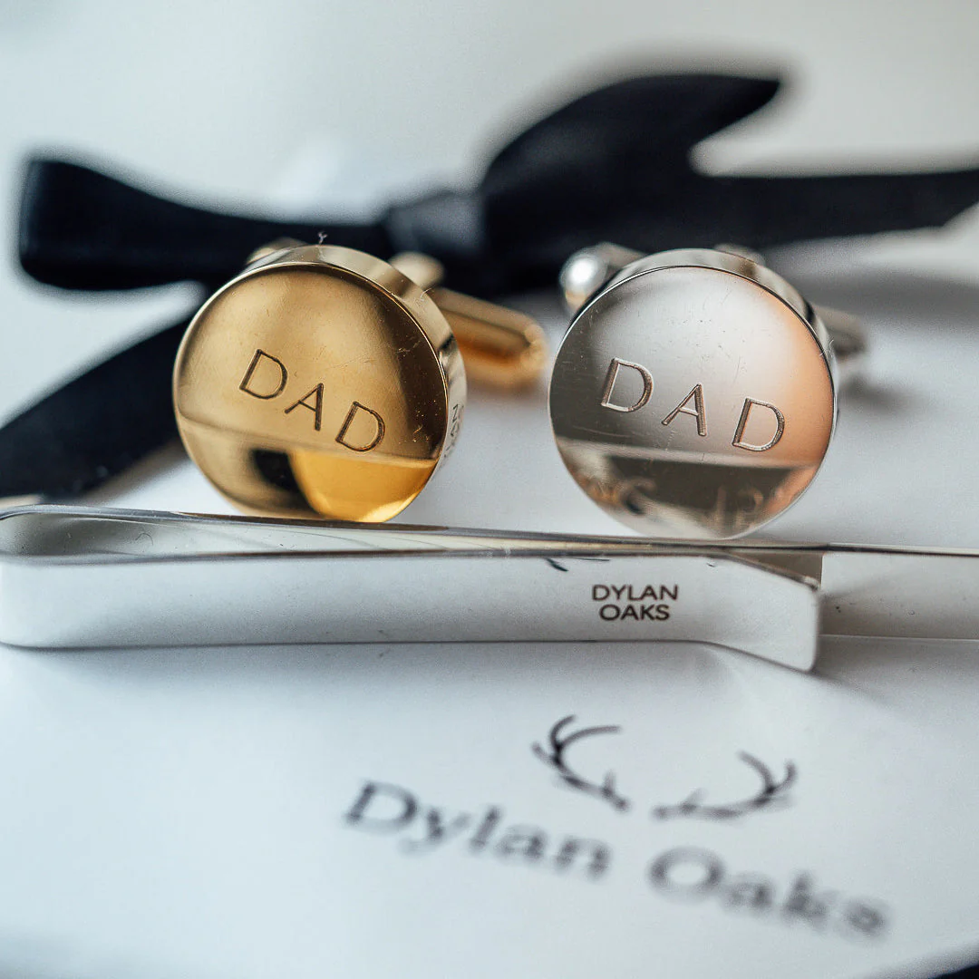 Tie Pin & Cufflinks Gift Set in Gold - Image 4