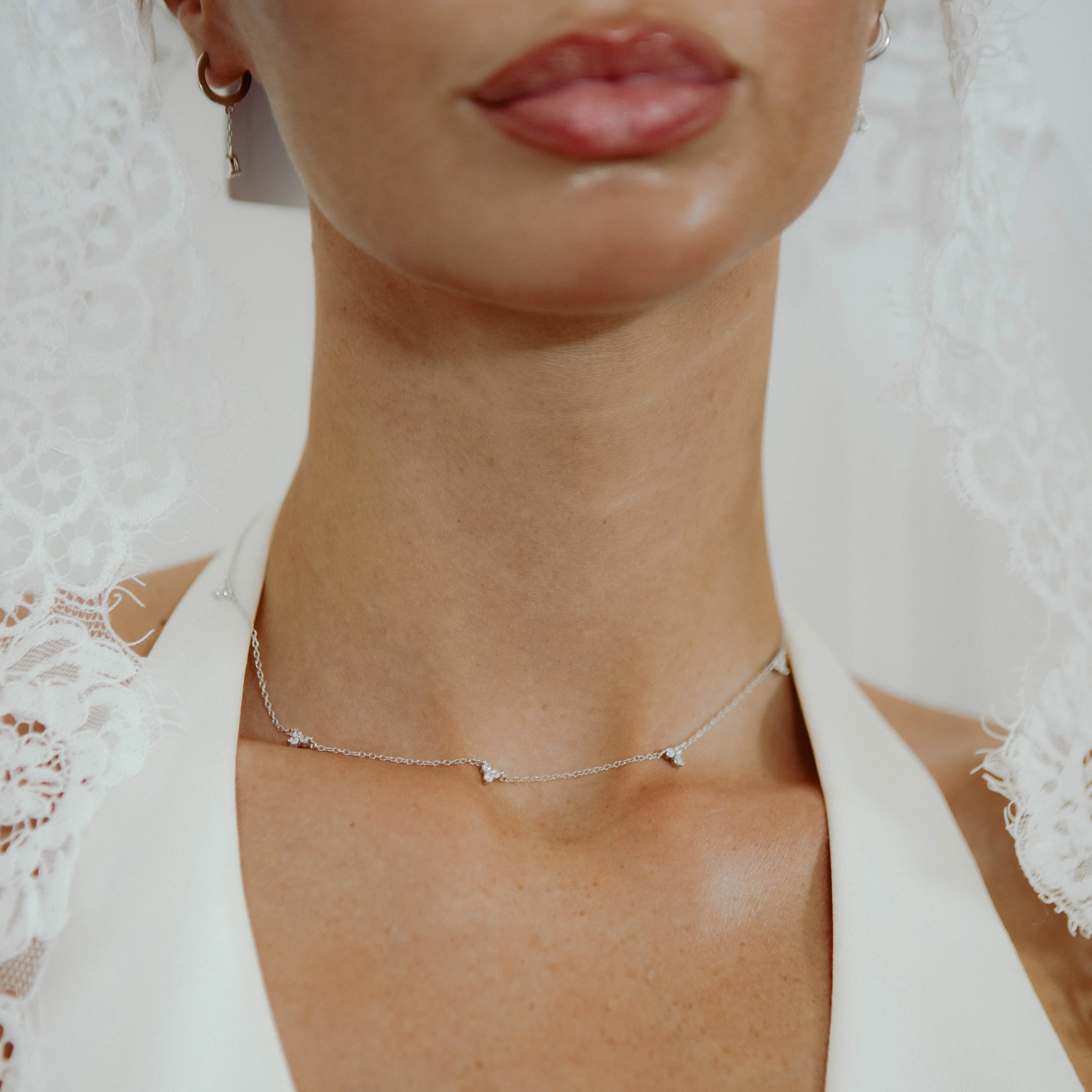 Trinity Infinity Necklace Silver - Image 5